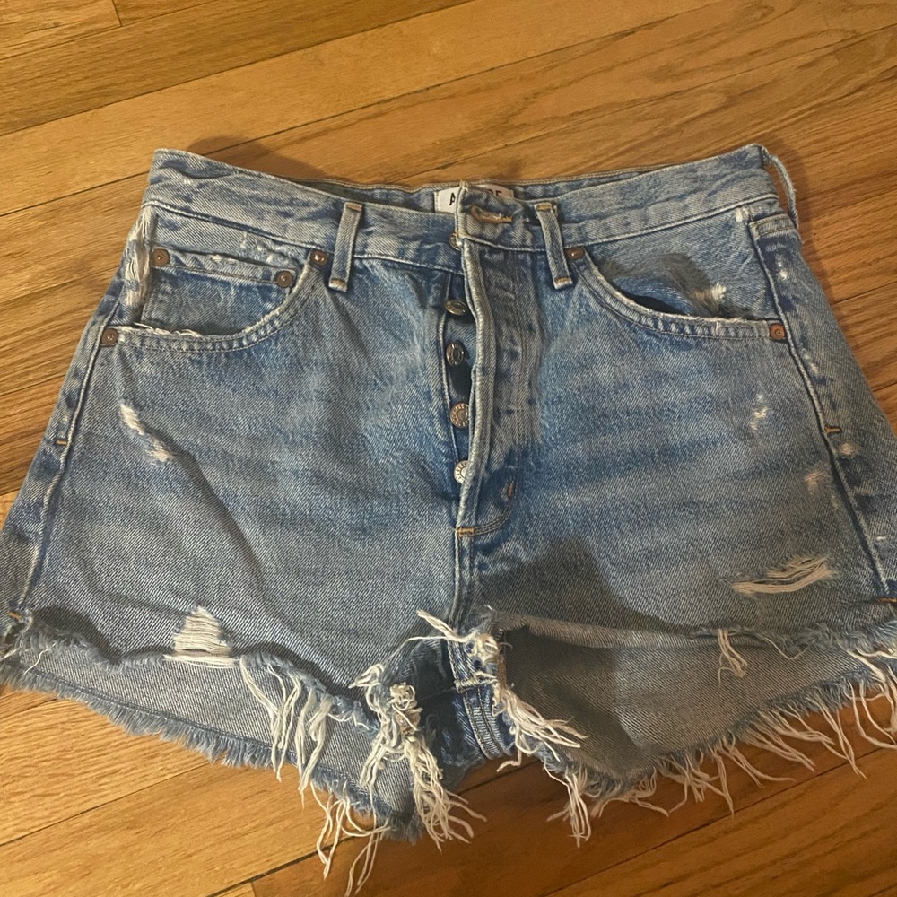 AGOLDE denim shorts